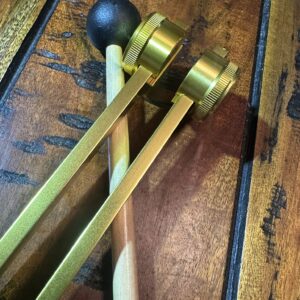 89 hz weighted tuning fork sound healing meditation tool