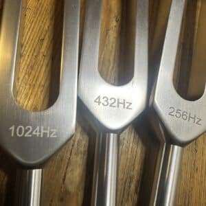 256 432 1024 tuning fork set
