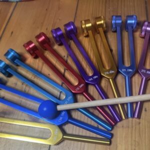 chakra tuning fork set sound healing 8 frequency meditation forks