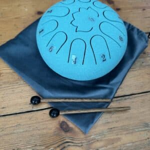 Ice Blue Steel Tongue Drum