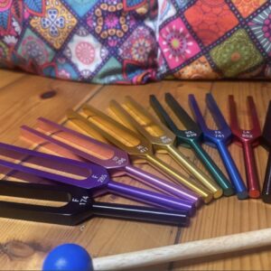 solfeggio tuning fork set 9 frequency sound healing forks