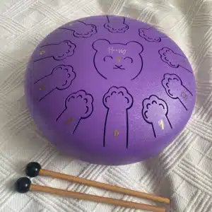 10 Inch Purple Panda Steel Tongue Drum